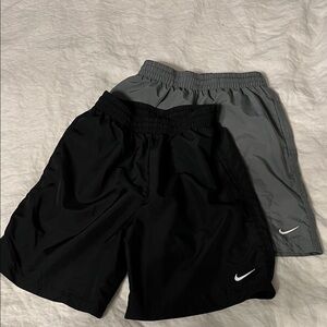 Nike Men's Athletic Shorts - Black & Gray Dual Pack